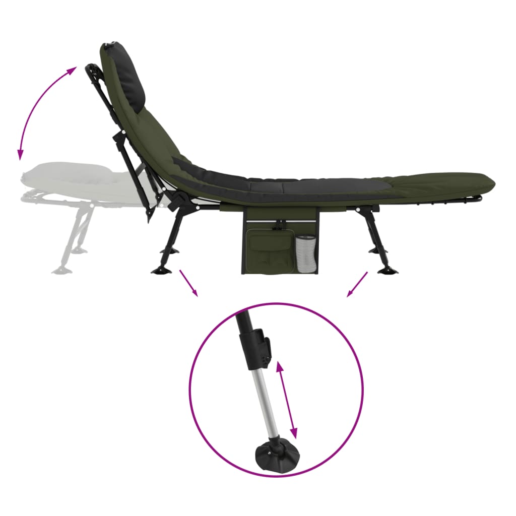 8721102454714_g_en_hd_4 vidaXL Fishing Bed with Adjustable Mud Legs Foldable Green - Image 6