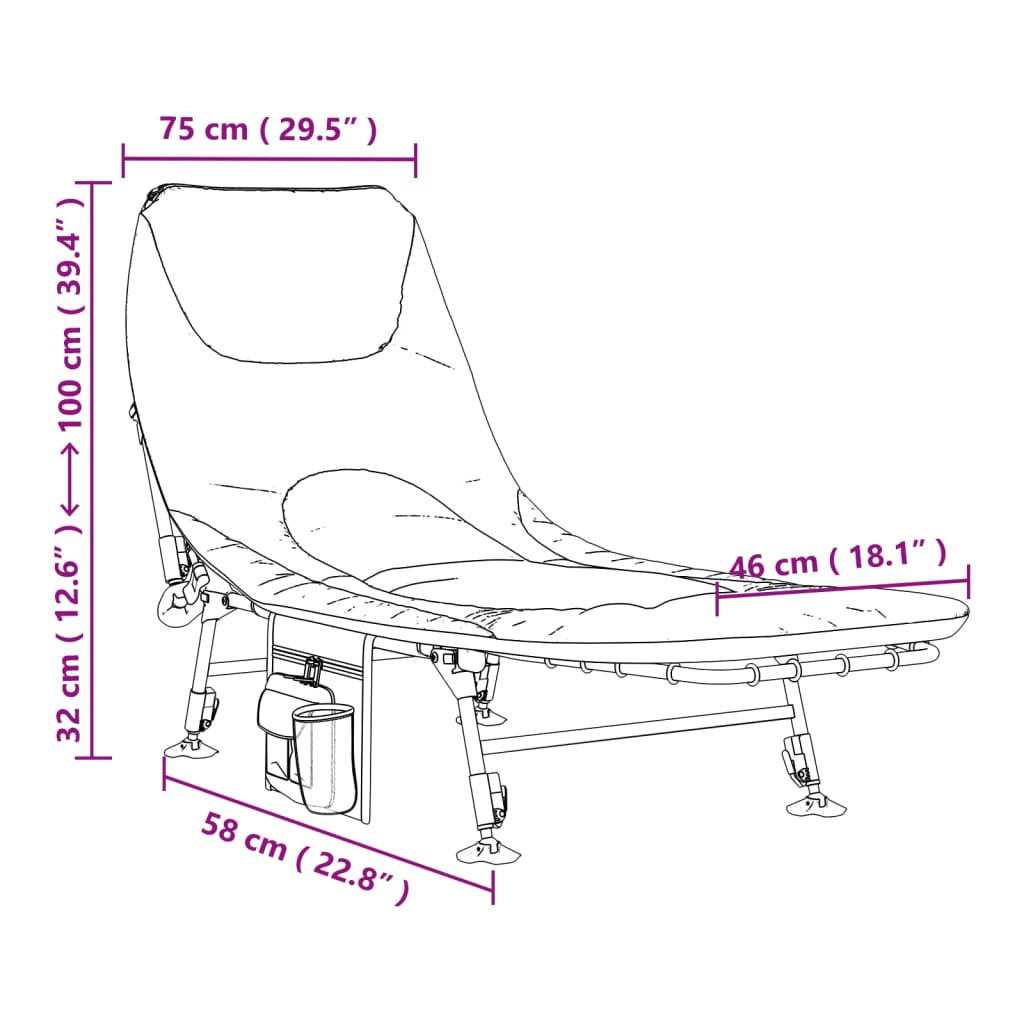 8721102454714_g_en_hd_9 vidaXL Fishing Bed with Adjustable Mud Legs Foldable Green - Image 11