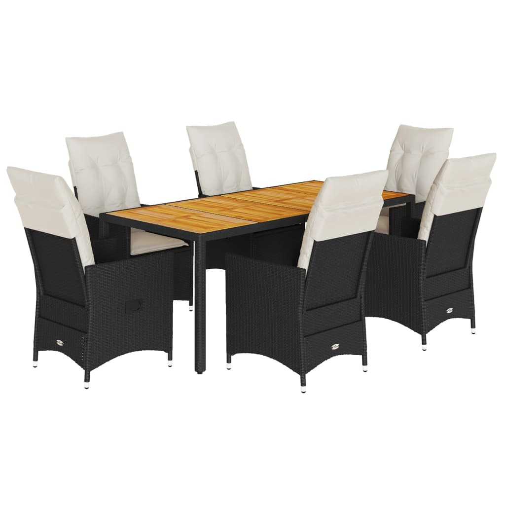 8721102484117_a_en_hd_1 vidaXL 7 Piece Garden Dining Set with Cushions Black Poly Rattan - Image 2