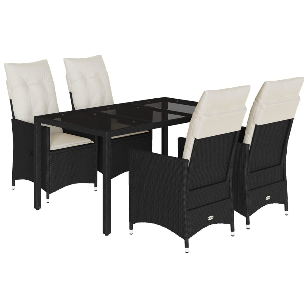 8721102484209_a_en_hd_1 vidaXL 5 Piece Garden Dining Set with Cushions Black Poly Rattan - Image 2