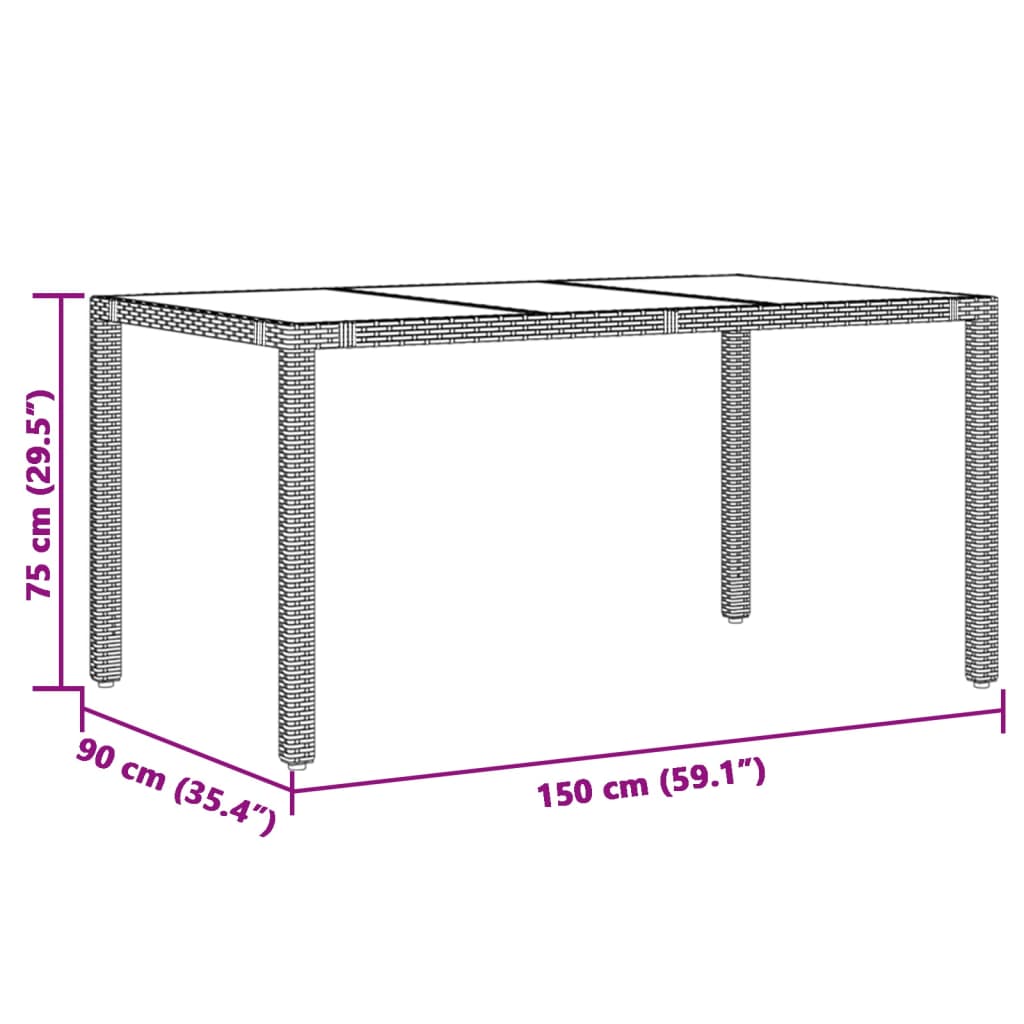 8721102484209_g_en_hd_7 vidaXL 5 Piece Garden Dining Set with Cushions Black Poly Rattan - Image 9