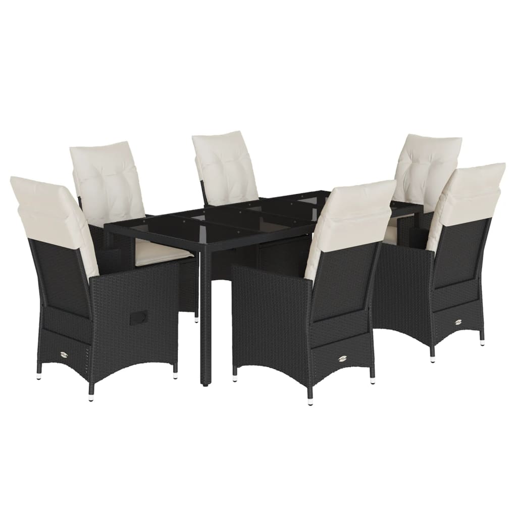 8721102484230_a_en_hd_1 vidaXL 7 Piece Garden Dining Set with Cushions Black Poly Rattan - Image 2