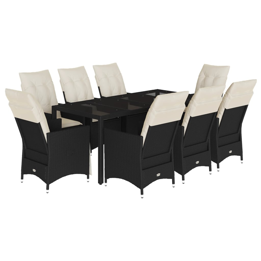 8721102484254_a_en_hd_1 vidaXL 9 Piece Garden Dining Set with Cushions Black Poly Rattan - Image 2