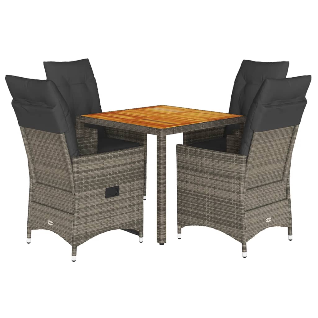 8721102484513_a_en_hd_1 vidaXL 5 Piece Garden Dining Set with Cushions Grey Poly Rattan - Image 2