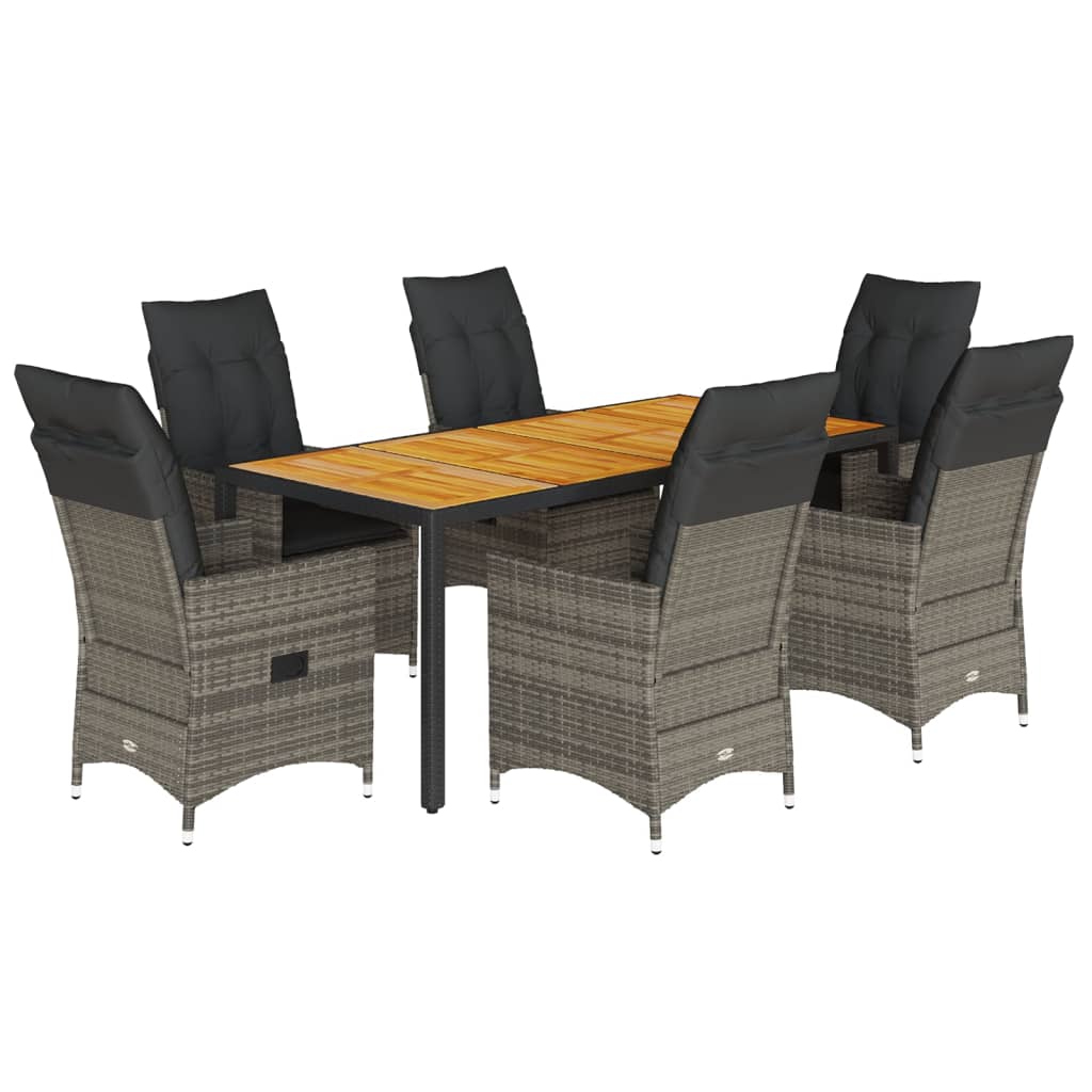 8721102484551_a_en_hd_1 vidaXL 7 Piece Garden Dining Set with Cushions Grey Poly Rattan - Image 2
