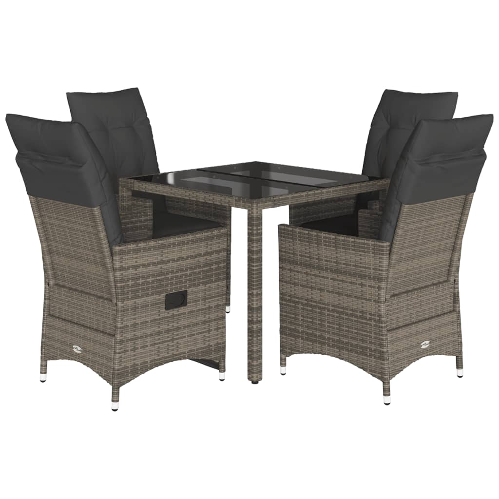8721102484636_a_en_hd_1 vidaXL 5 Piece Garden Dining Set with Cushions Grey Poly Rattan - Image 2