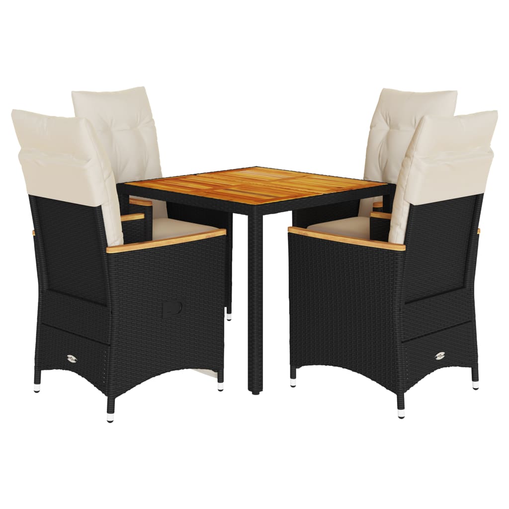 8721102485596_a_en_hd_1 vidaXL 5 Piece Garden Dining Set with Cushions Black Poly Rattan - Image 2