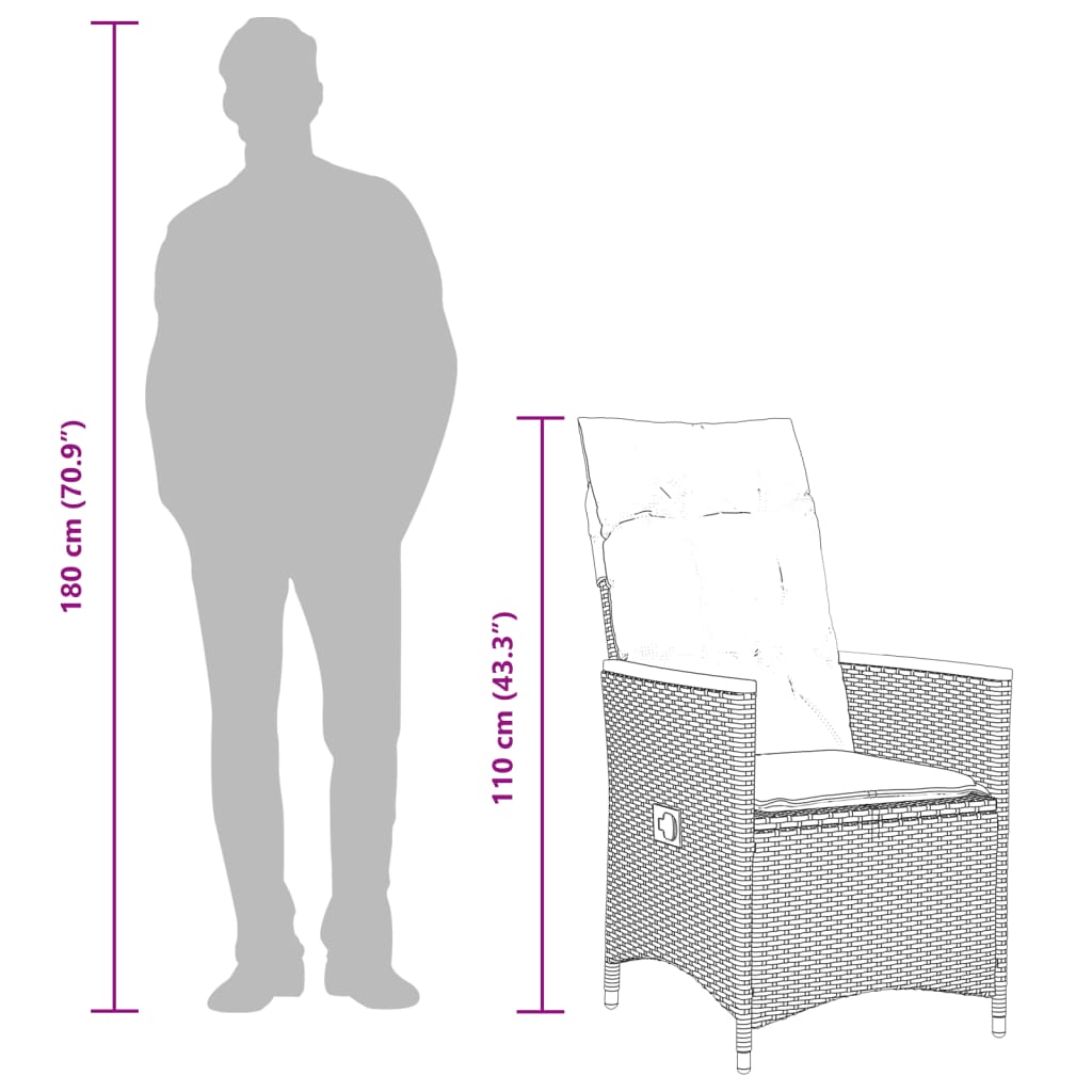 8721102485596_g_en_hd_10 vidaXL 5 Piece Garden Dining Set with Cushions Black Poly Rattan - Image 12