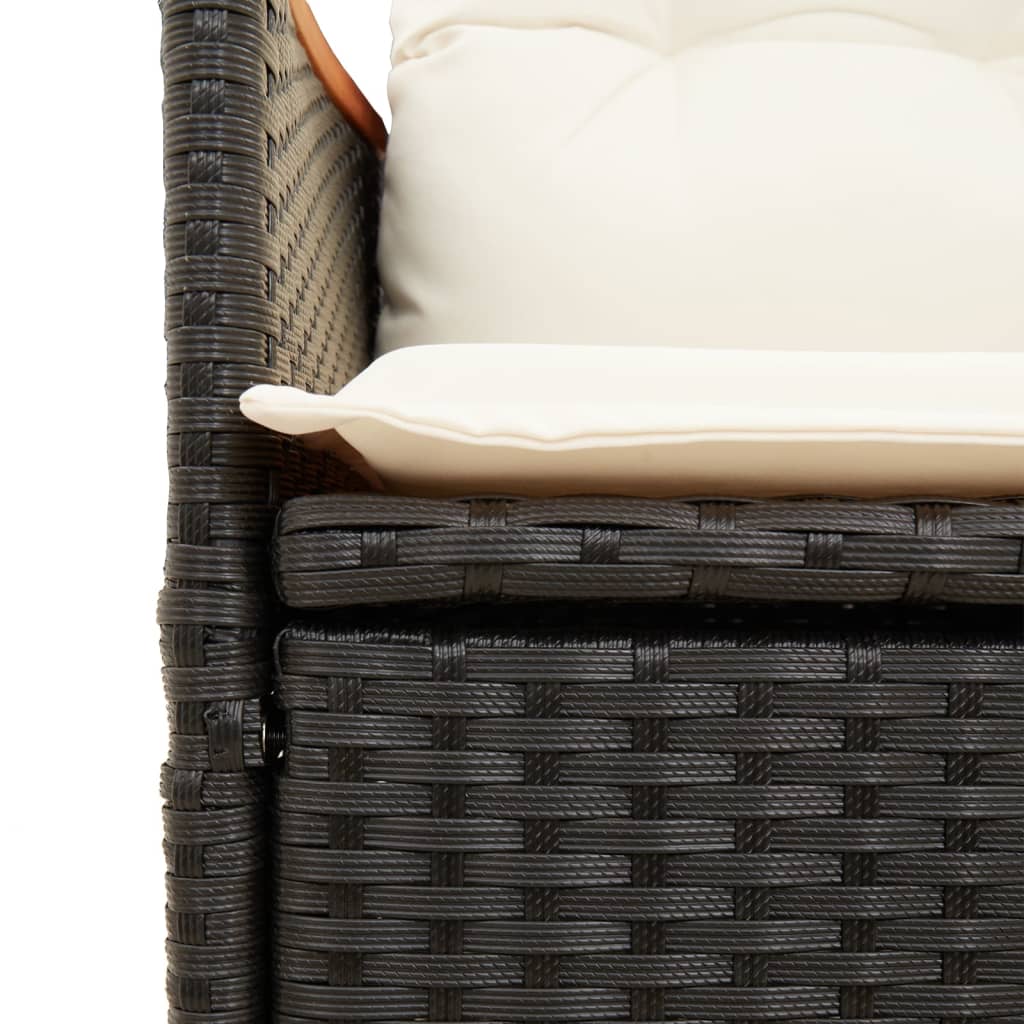 8721102485602_g_en_hd_3 vidaXL 5 Piece Garden Dining Set with Cushions Black Poly Rattan - Image 5