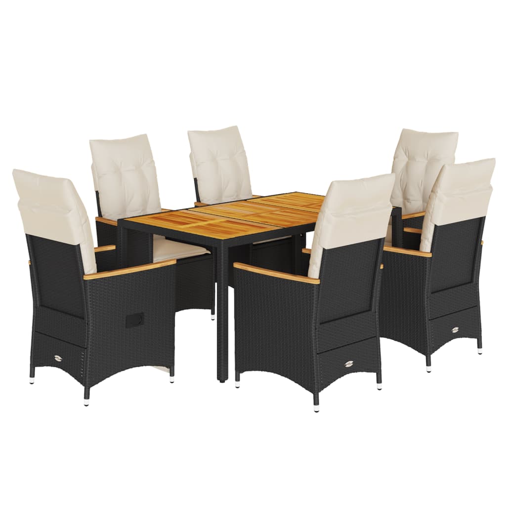 8721102485626_a_en_hd_1 vidaXL 7 Piece Garden Dining Set with Cushions Black Poly Rattan - Image 2