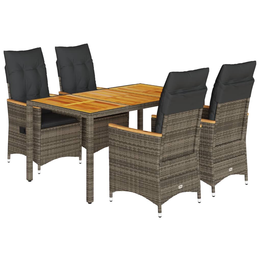 8721102485725_a_en_hd_1 vidaXL 5 Piece Garden Dining Set with Cushions Grey Poly Rattan - Image 2