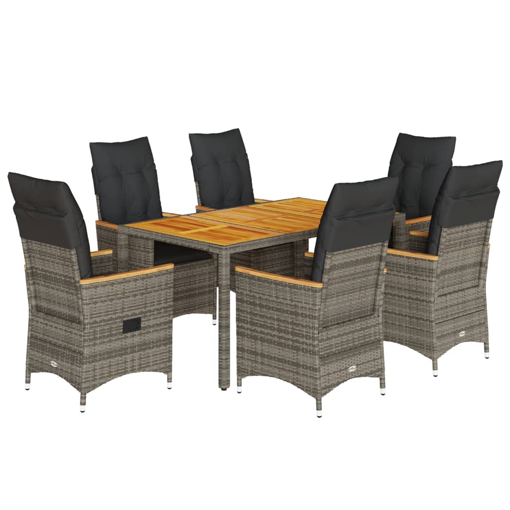 8721102485732_a_en_hd_1 vidaXL 7 Piece Garden Dining Set with Cushions Grey Poly Rattan - Image 2
