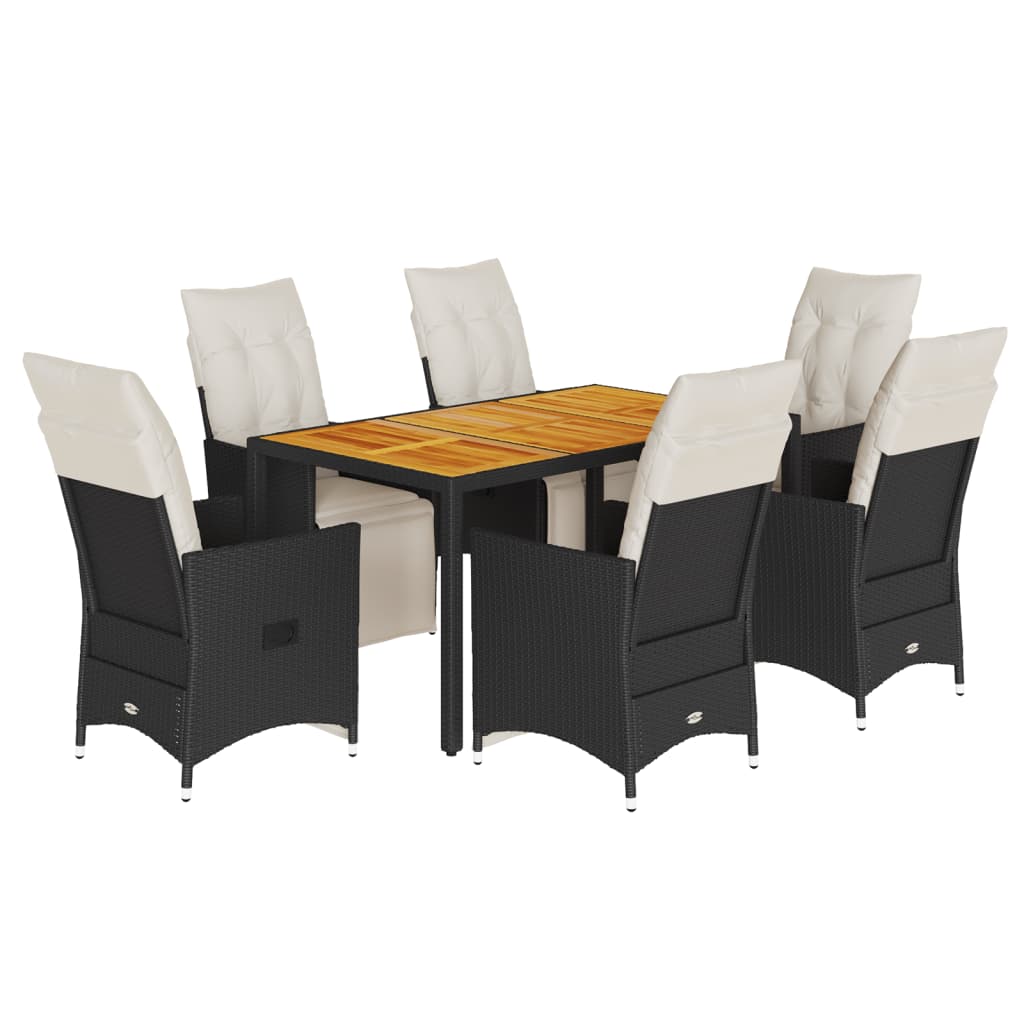 8721102485848_a_en_hd_1 vidaXL 7 Piece Garden Dining Set with Cushions Black Poly Rattan - Image 2