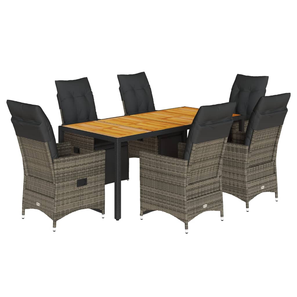 8721102486159_a_en_hd_1 vidaXL 7 Piece Garden Bistro Set with Cushions Grey Poly Rattan - Image 2