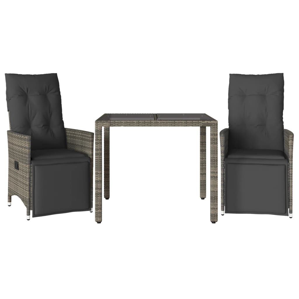 8721102486197_a_en_hd_1 vidaXL 3 Piece Garden Bistro Set with Cushions Grey Poly Rattan - Image 2