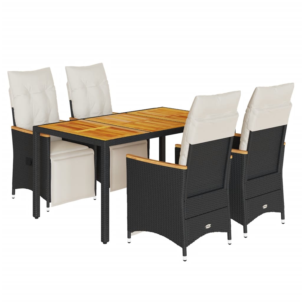 8721102486876_a_en_hd_1 vidaXL 5 Piece Garden Bistro Set with Cushions Black Poly Rattan - Image 2