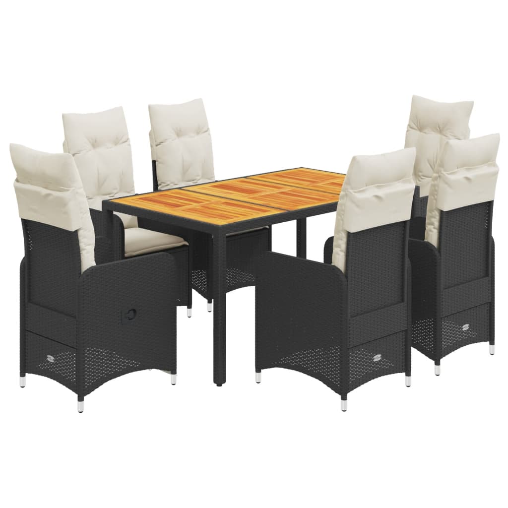 8721102487064_a_en_hd_1 vidaXL 7 Piece Garden Bistro Set with Cushions Black Poly Rattan - Image 2