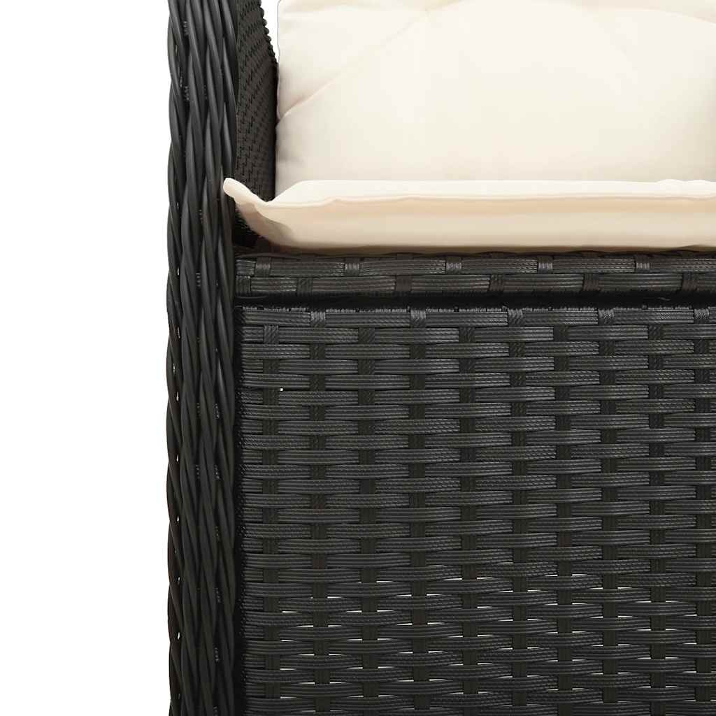 8721102487071_g_en_hd_4 vidaXL 7 Piece Garden Bistro Set with Cushions Black Poly Rattan - Image 6