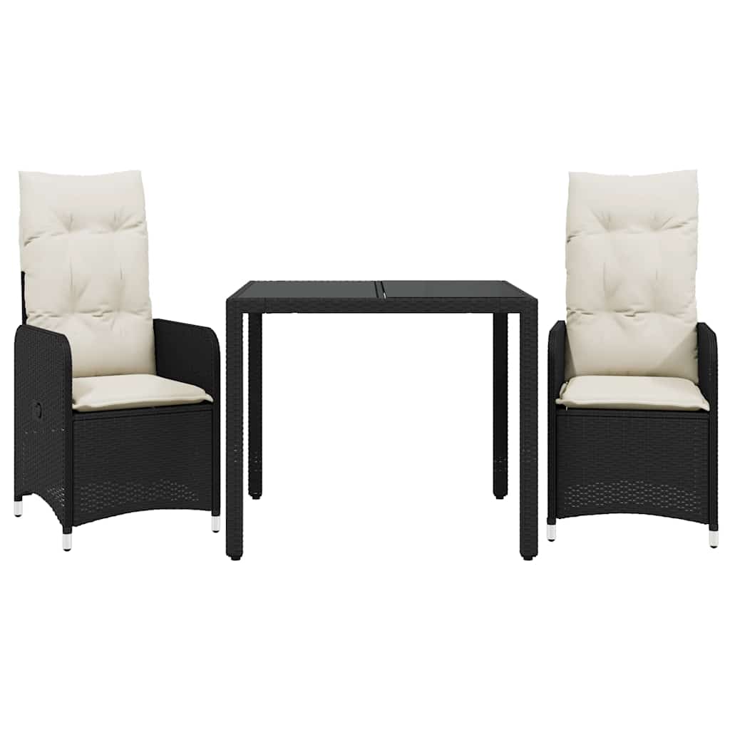 8721102487132_a_en_hd_1 vidaXL 3 Piece Garden Bistro Set with Cushions Black Poly Rattan - Image 2