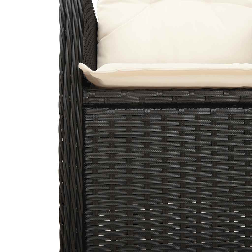 8721102487156_g_en_hd_4 vidaXL 5 Piece Garden Bistro Set with Cushions Black Poly Rattan - Image 6