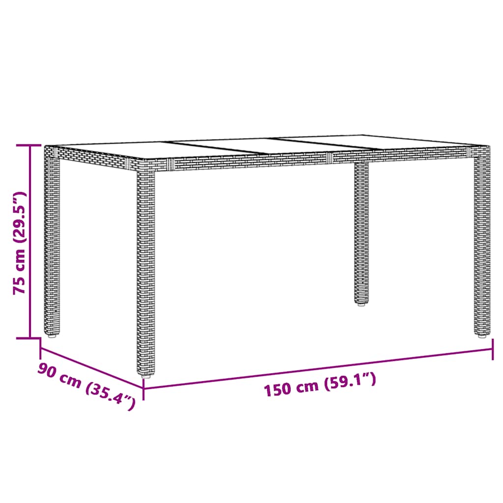8721102487163_g_en_hd_6 vidaXL 5 Piece Garden Bistro Set with Cushions Black Poly Rattan - Image 8