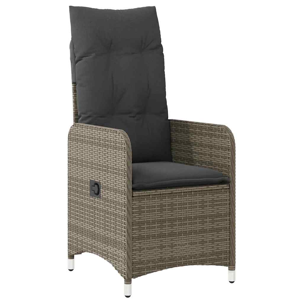 8721102487484_g_en_hd_2 vidaXL 5 Piece Garden Bistro Set with Cushions Grey Poly Rattan - Image 4