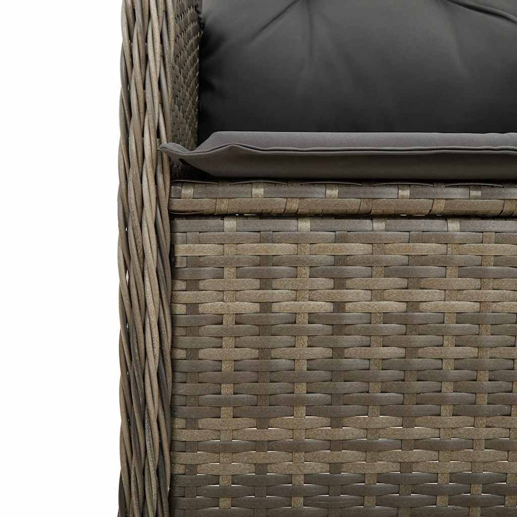 8721102487521_g_en_hd_4 vidaXL 9 Piece Garden Bistro Set with Cushions Grey Poly Rattan - Image 6