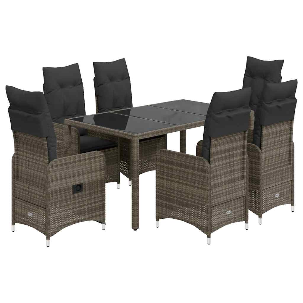 8721102487620_a_en_hd_1 vidaXL 5 Piece Garden Bistro Set with Cushions Grey Poly Rattan - Image 2