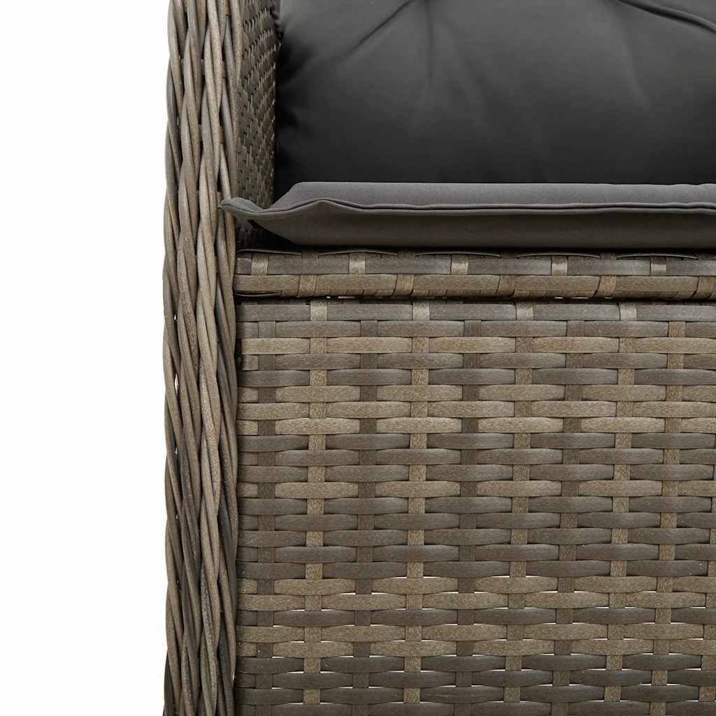 8721102487620_g_en_hd_4 vidaXL 5 Piece Garden Bistro Set with Cushions Grey Poly Rattan - Image 6