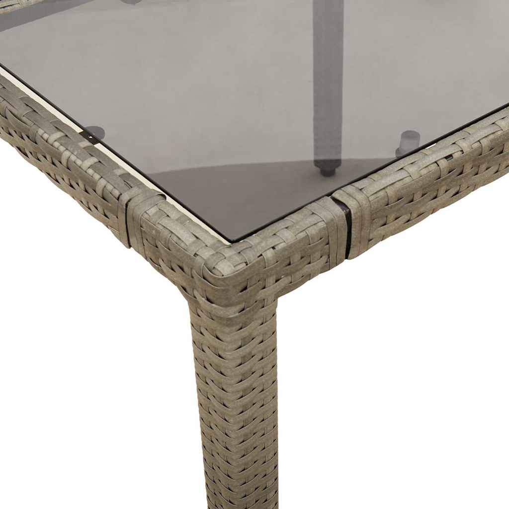 8721102487620_g_en_hd_5 vidaXL 5 Piece Garden Bistro Set with Cushions Grey Poly Rattan - Image 7