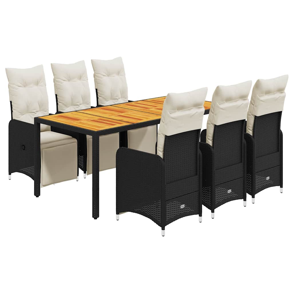 8721102488573_a_en_hd_1 vidaXL 7 Piece Garden Bistro Set with Cushions Black Poly Rattan - Image 2