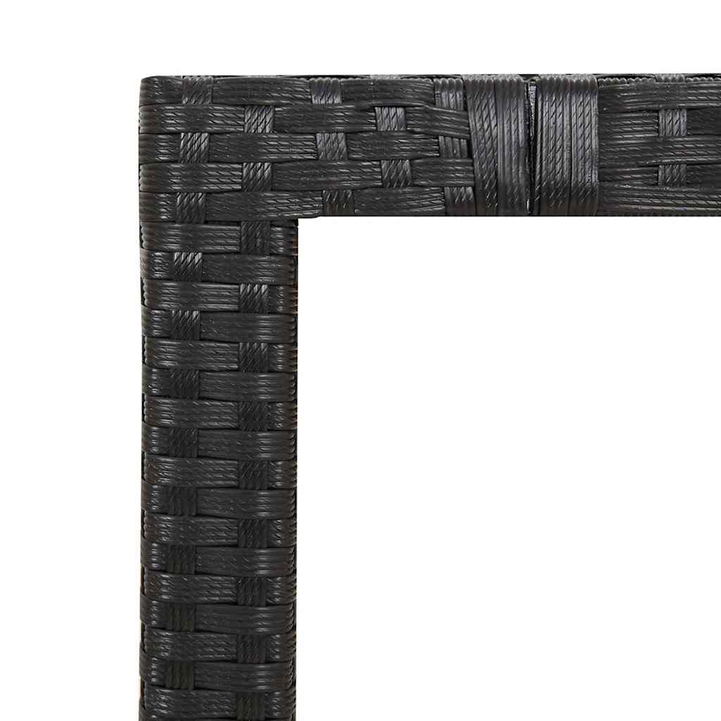 8721102488580_g_en_hd_4 vidaXL 9 Piece Garden Bistro Set with Cushions Black Poly Rattan - Image 6