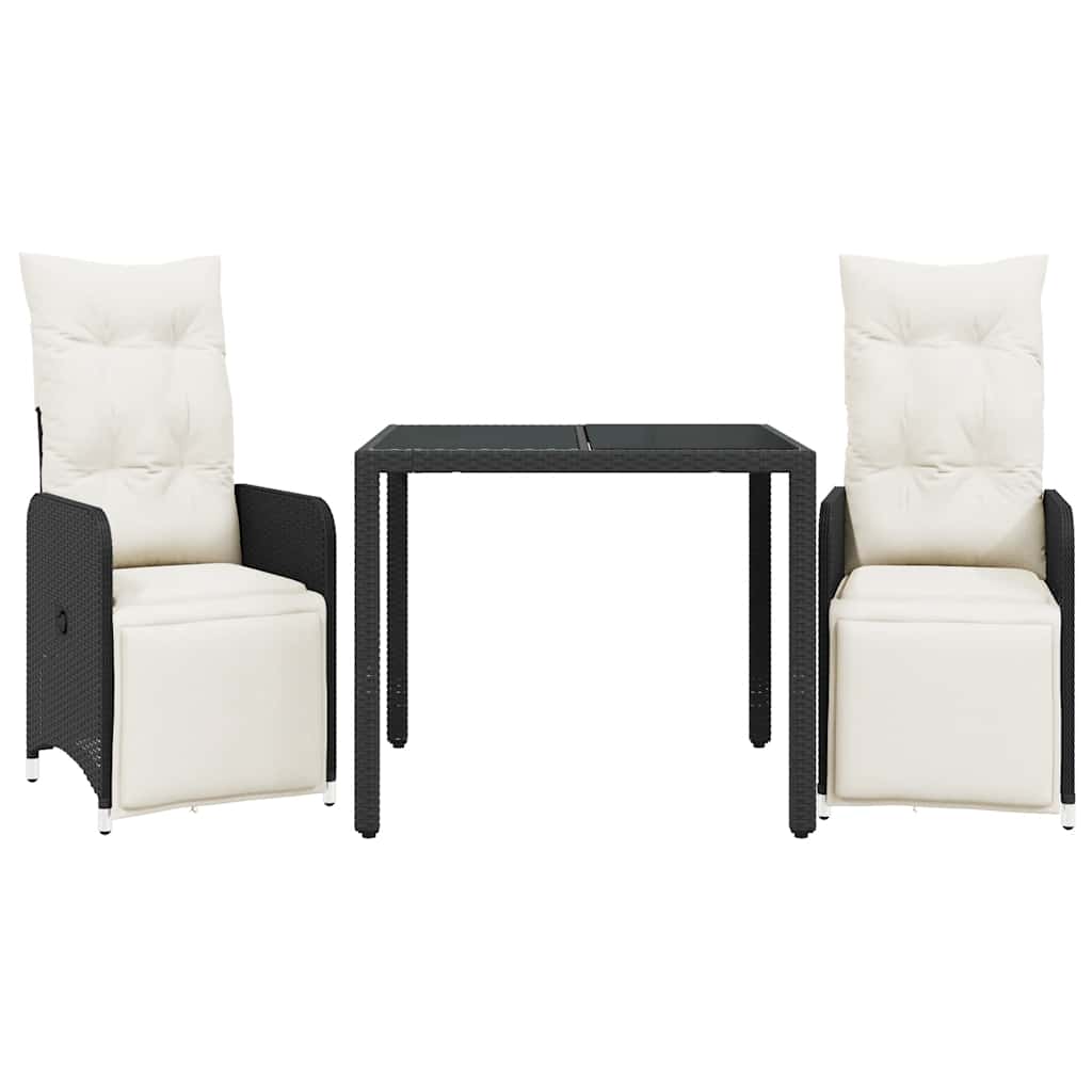 8721102488610_a_en_hd_1 vidaXL 3 Piece Garden Bistro Set with Cushions Black Poly Rattan - Image 2