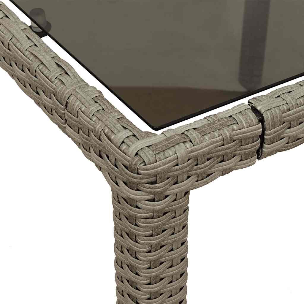 8721102490651_g_en_hd_4 vidaXL 5 Piece Garden Dining Set with Cushions Light Grey Poly Rattan and Glass - Image 6