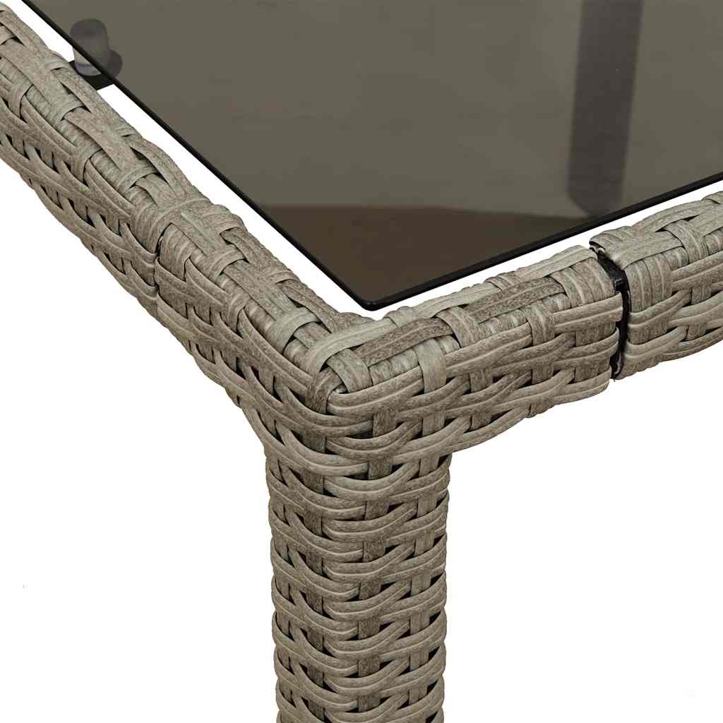 8721102490675_g_en_hd_4 vidaXL 7 Piece Garden Dining Set with Cushions Light Grey Poly Rattan and Glass - Image 6