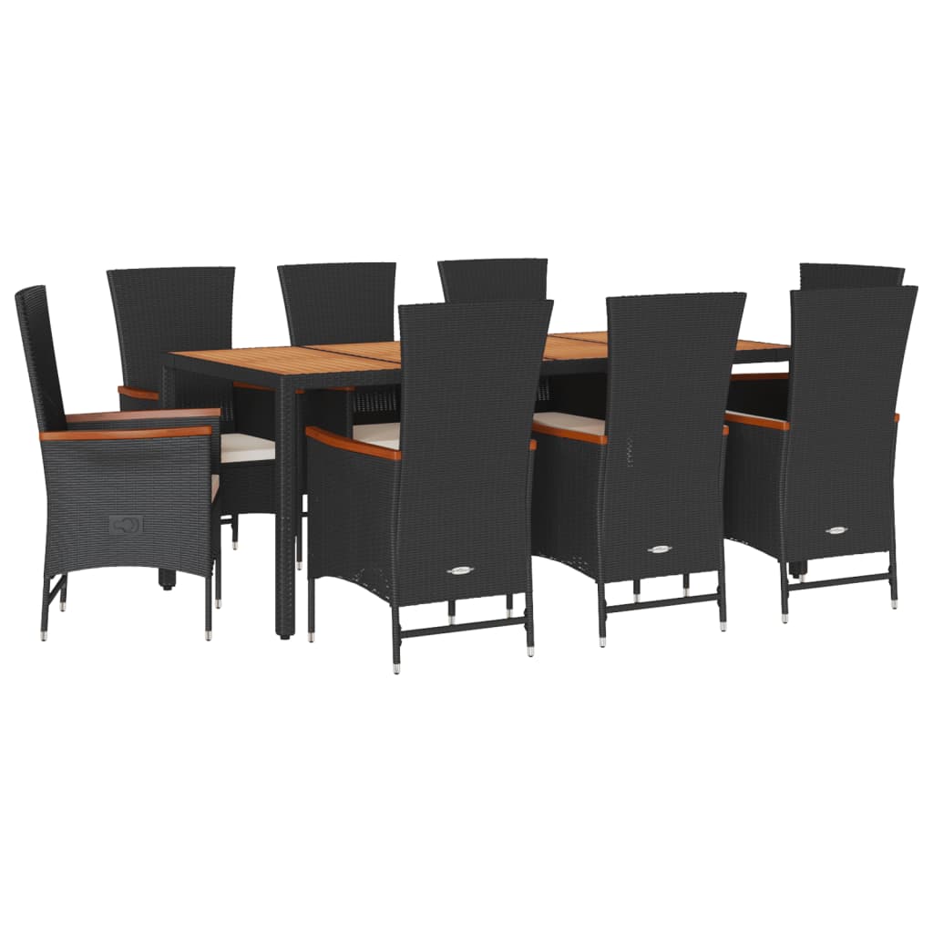 8721102492600_a_en_hd_1 vidaXL 9 Piece Garden Dining Set with Cushions Black Poly Rattan - Image 2