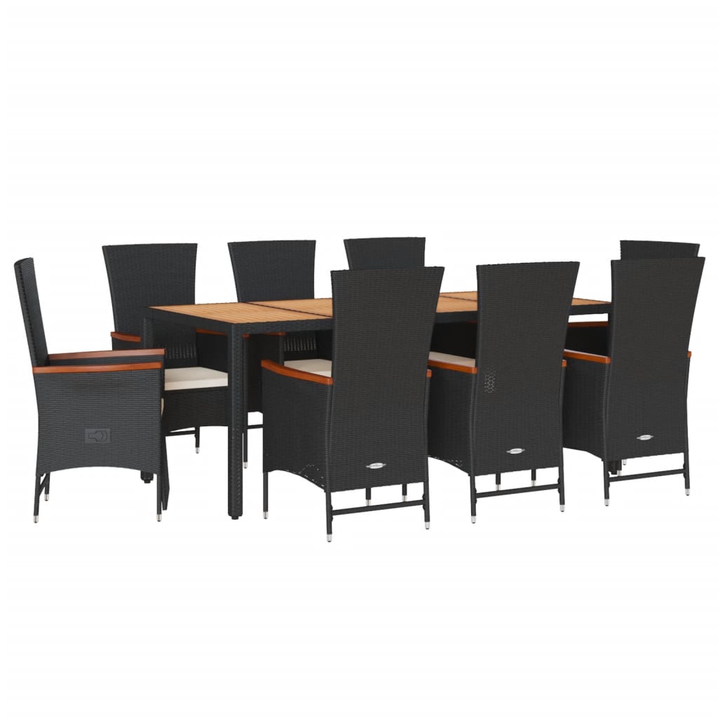 8721102492655_a_en_hd_1 vidaXL 9 Piece Garden Dining Set with Cushions Black Poly Rattan - Image 2