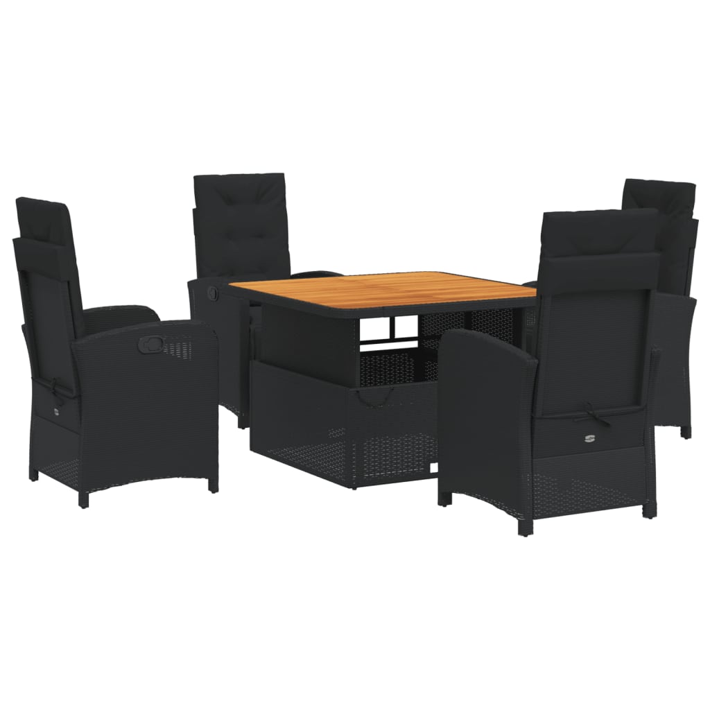8721102499616_a_en_hd_1 vidaXL 5 Piece Garden Dining Set with Cushions Black Poly Rattan - Image 2
