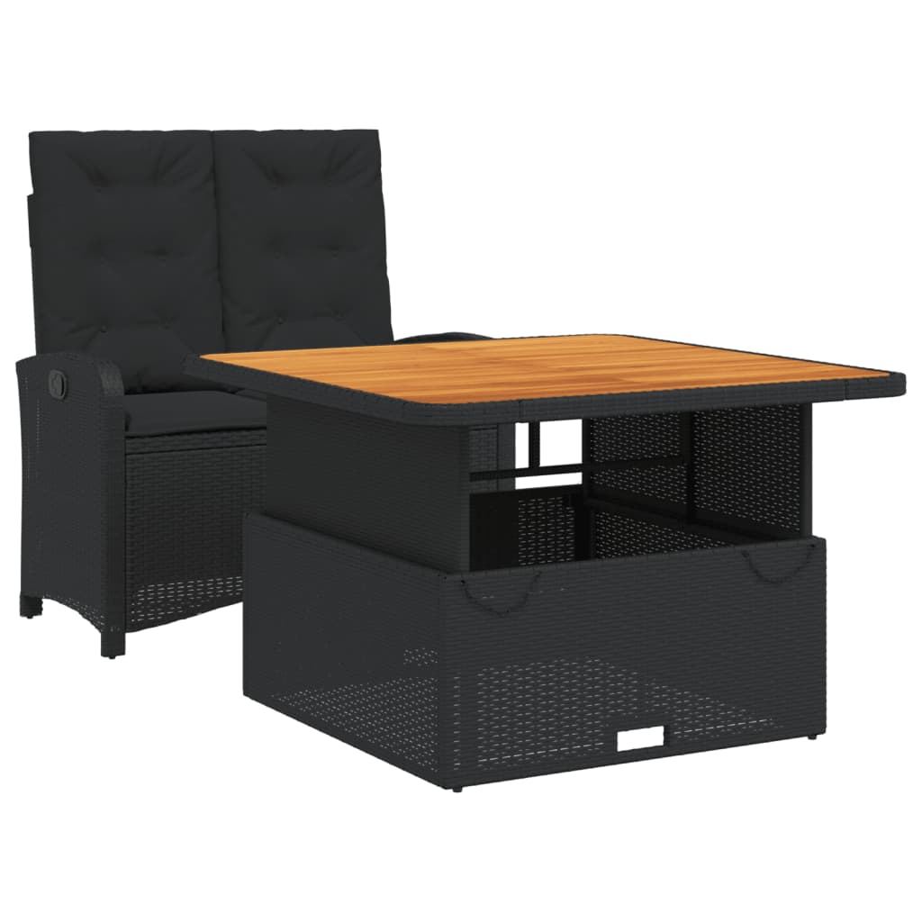 8721102499623_a_en_hd_1 vidaXL 2 Piece Garden Dining Set with Cushions Black Poly Rattan - Image 2