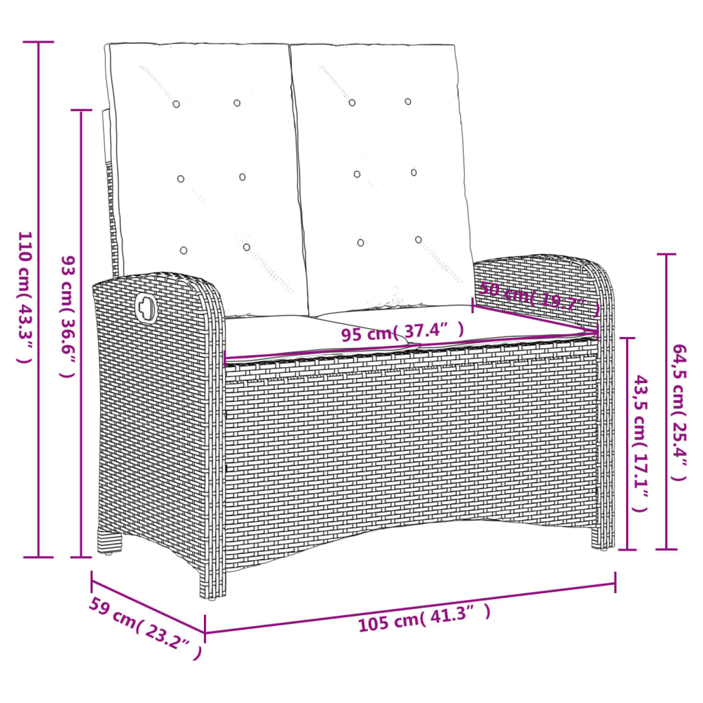 8721102499647_g_en_hd_9 vidaXL 4 Piece Garden Dining Set with Cushions Black Poly Rattan - Image 11