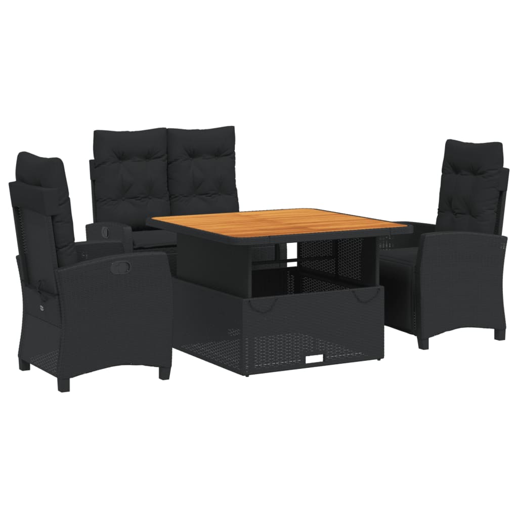 8721102500244_a_en_hd_1 vidaXL 4 Piece Garden Dining Set with Cushions Black Poly Rattan - Image 2