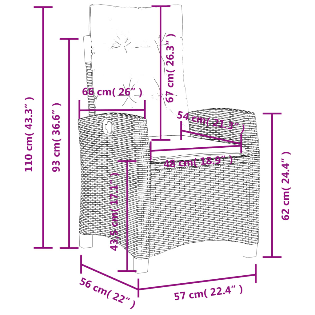 8721102500350_g_en_hd_10 vidaXL 4 Piece Garden Dining Set with Cushions Grey Poly Rattan - Image 12