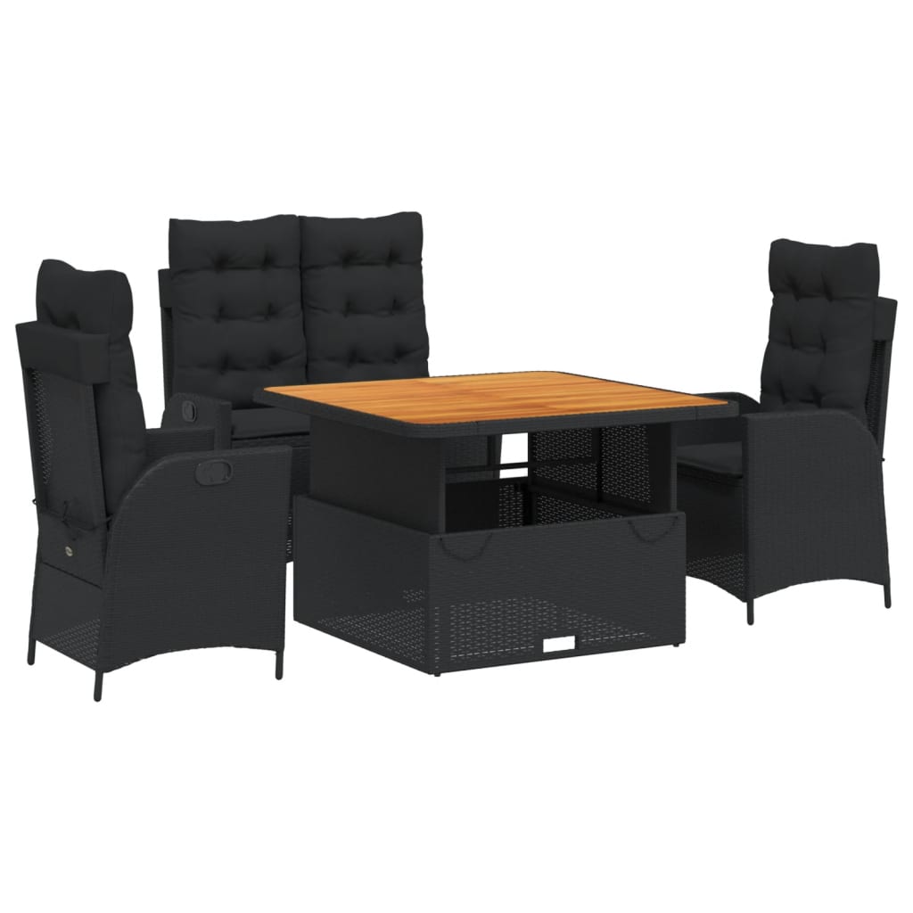 8721102500831_a_en_hd_1 vidaXL 4 Piece Garden Dining Set with Cushions Black Poly Rattan - Image 2