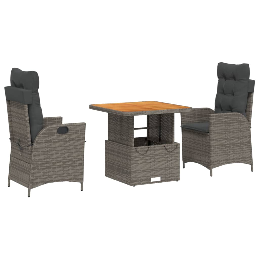 8721102500886_a_en_hd_1 vidaXL 3 Piece Garden Dining Set with Cushions Grey Poly Rattan - Image 2