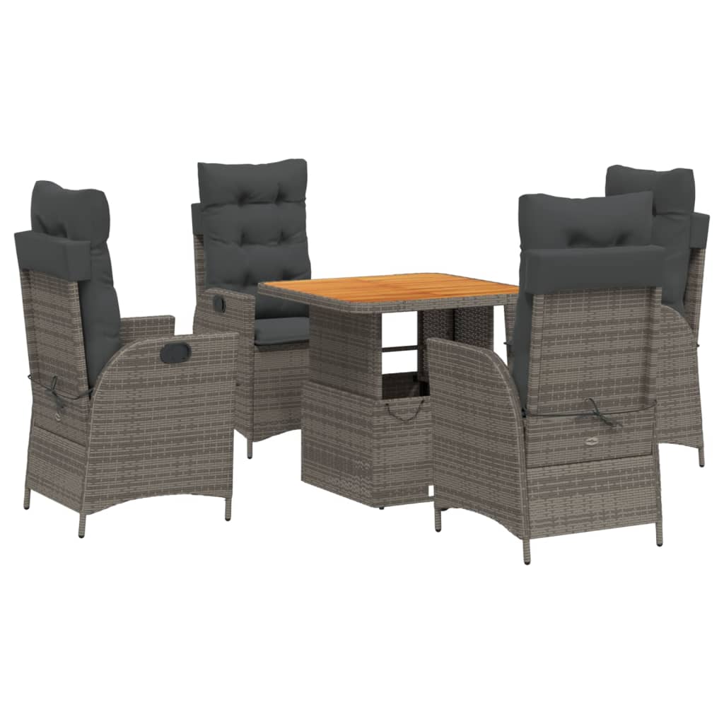 8721102500893_a_en_hd_1 vidaXL 5 Piece Garden Dining Set with Cushions Grey Poly Rattan - Image 2