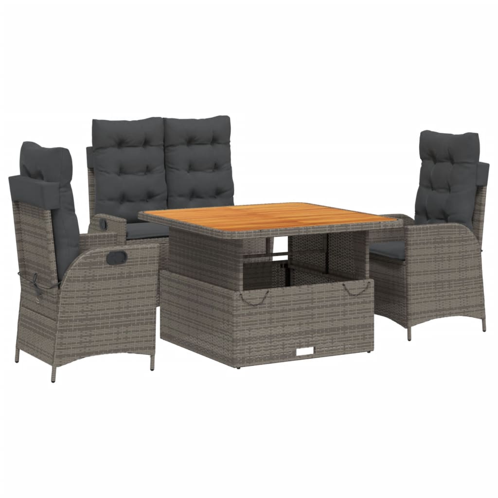 8721102500954_a_en_hd_1 vidaXL 4 Piece Garden Dining Set with Cushions Grey Poly Rattan - Image 2