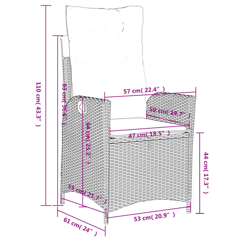 8721102500954_g_en_hd_10 vidaXL 4 Piece Garden Dining Set with Cushions Grey Poly Rattan - Image 12