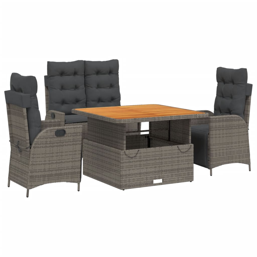 8721102500961_a_en_hd_1 vidaXL 4 Piece Garden Dining Set with Cushions Grey Poly Rattan - Image 2