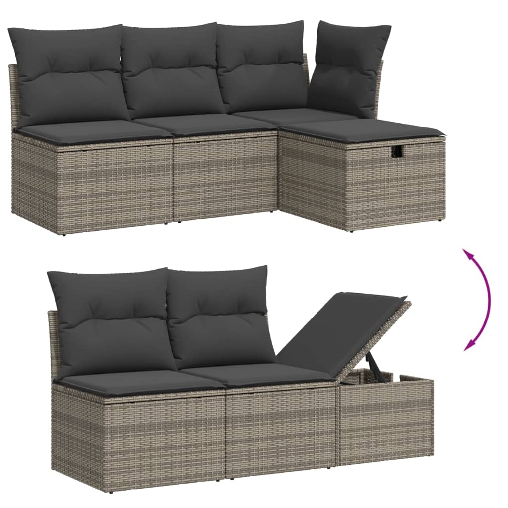 8721102533358_g_en_hd_1 vidaXL 10 Piece Garden Sofa Set with Cushions Grey Poly Rattan - Image 3