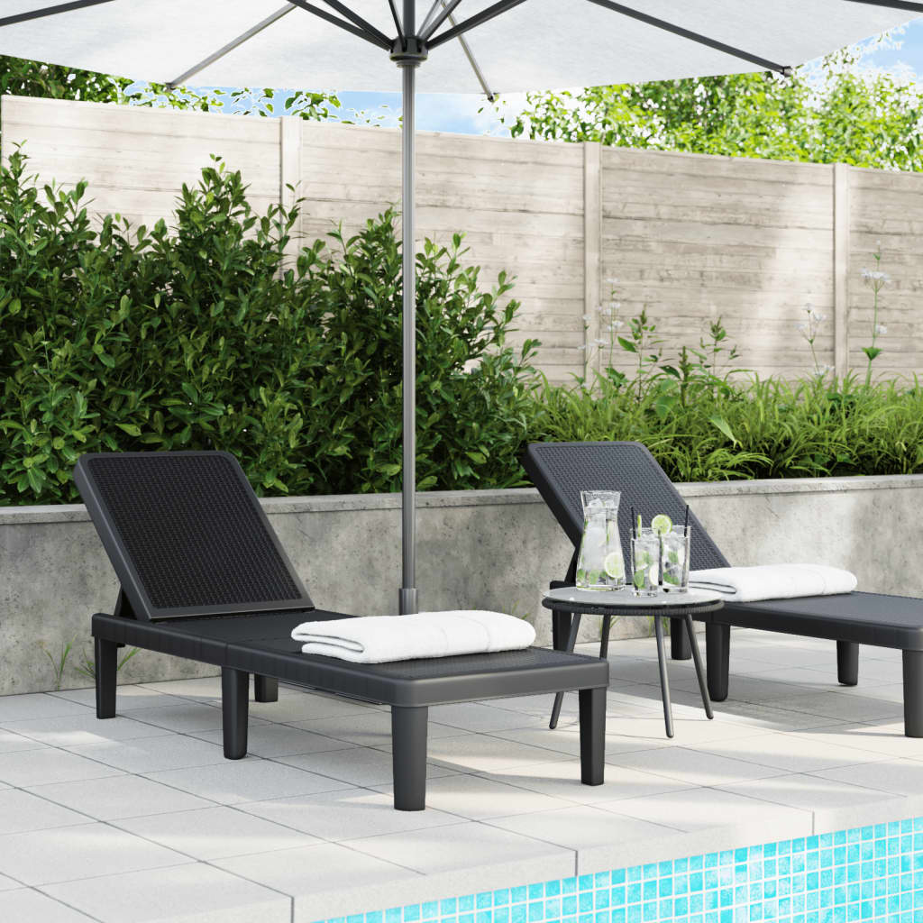 8721102554322_g_en_hd_1 vidaXL 4-Way Height Adjustable Sun Lounger 155.5x57x28 cm Polypropylene - Image 3